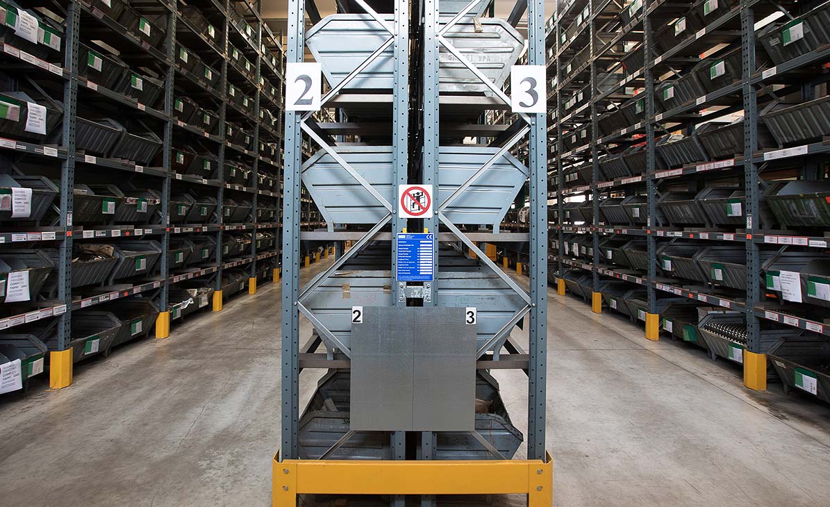 Gemels automated warehouse for valves 